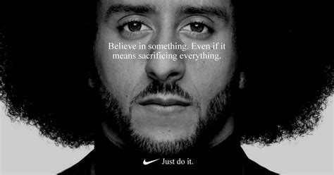 nike campagne met kaepernick|colin kaepernick campaign.